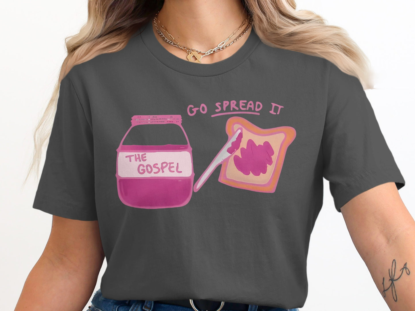 Go Spread It The Gospel Graphic T-Shirt product type
