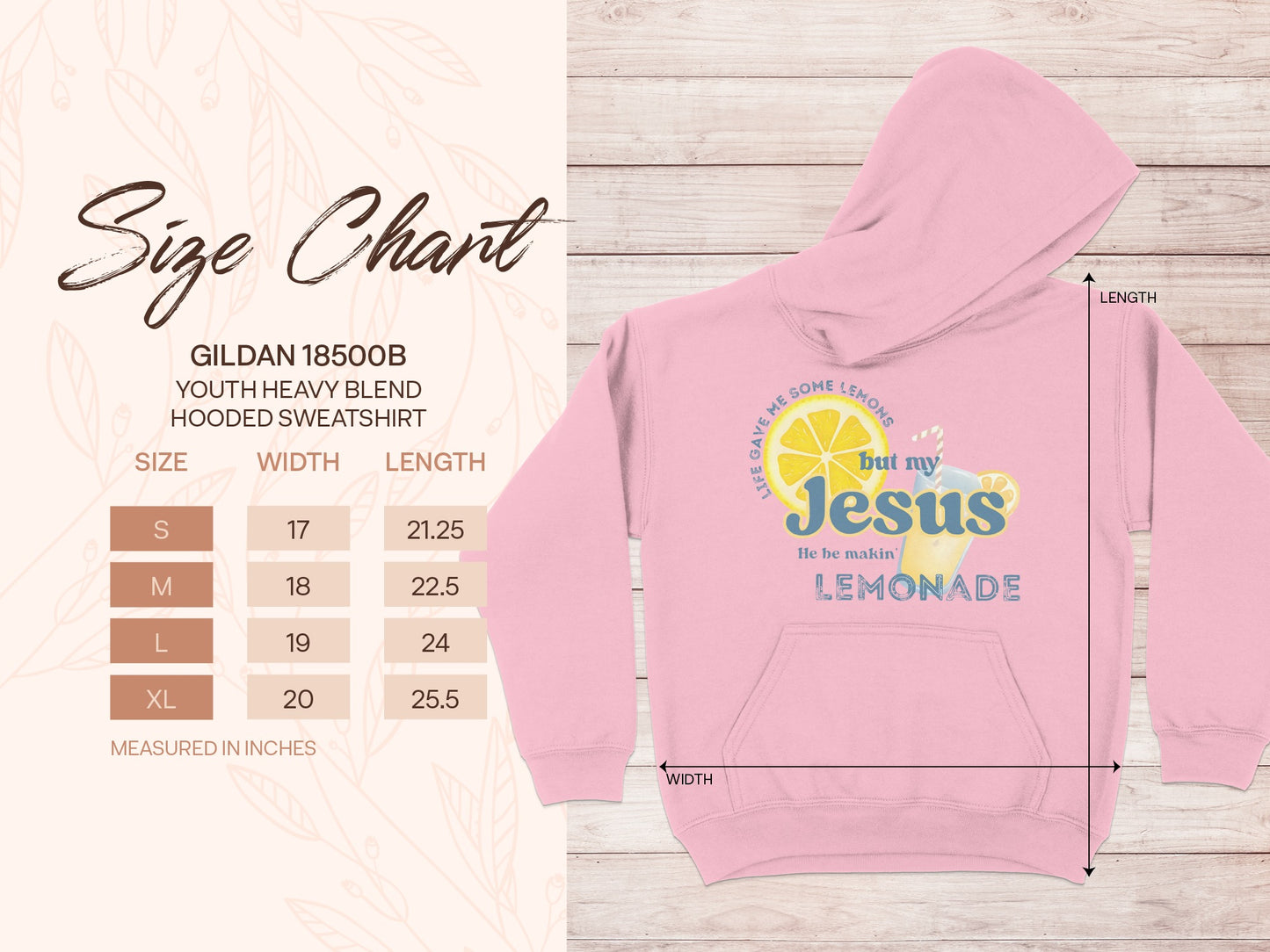 Make Some Lemonade Youth Hooded Sweatshirt product