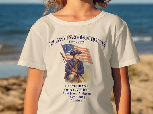 250th Anniversary of the United States - Custom Patriot Shirt