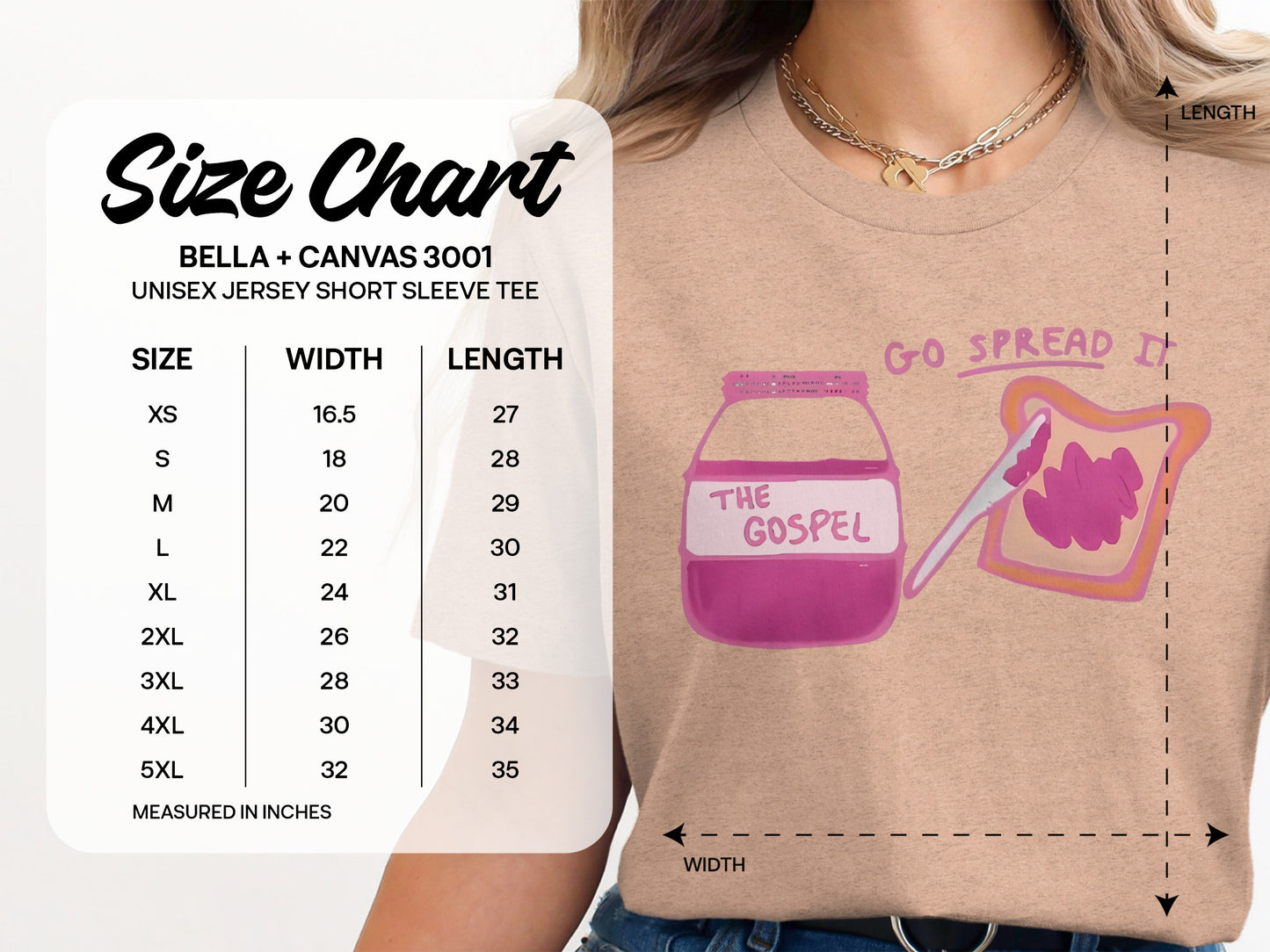 Go Spread It The Gospel Unisex Jersey Short Sleeve Tee product