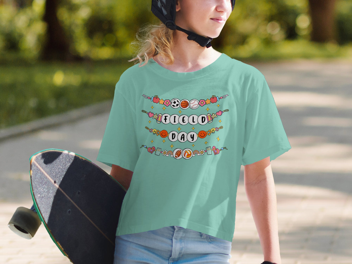 Fun Field Day Themed Graphic T-shirt product