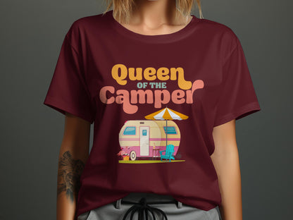 4 Okies Custom Apparel - Queen of the Camper T-Shirt 