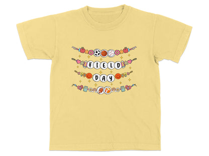 Field Day Graphic Yellow Kids T-Shirt product type
