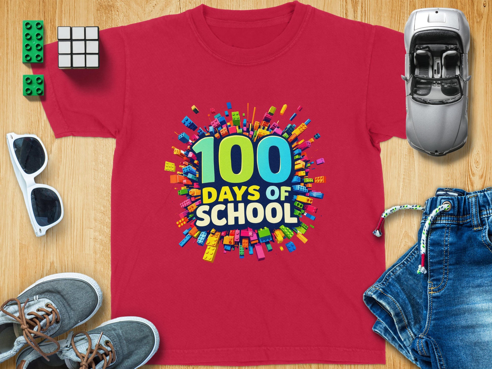 Vibrant 100 Days of School Celebration Kids Shirt product