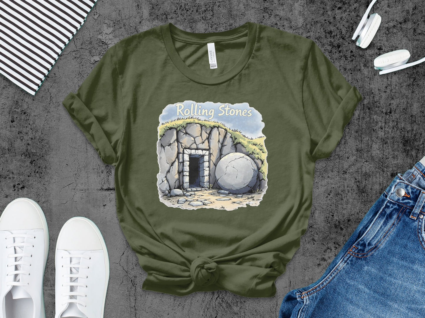 Rolling Stones themed graphic t-shirt product