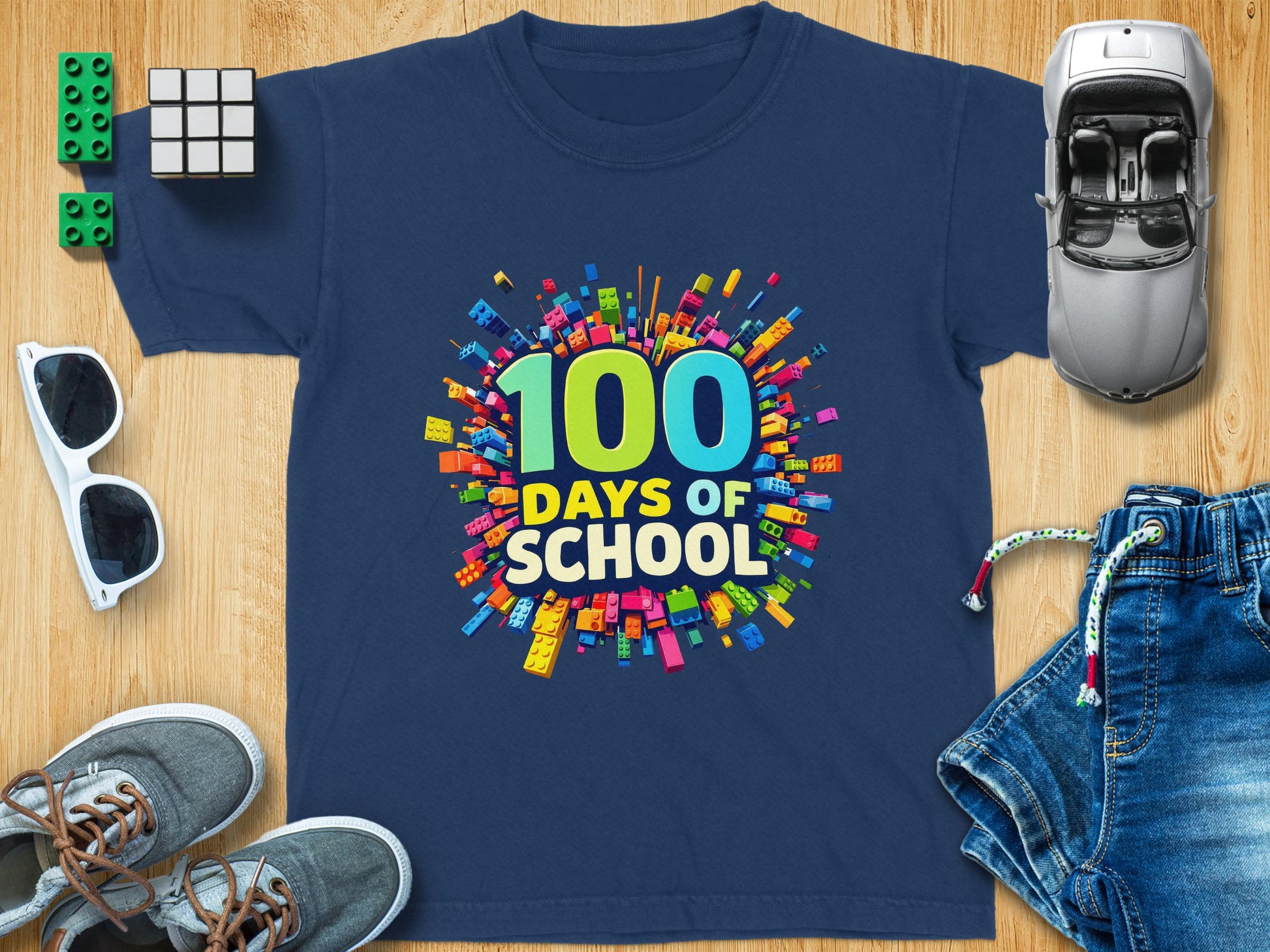 100 Days of School Colorful Design T-shirt product