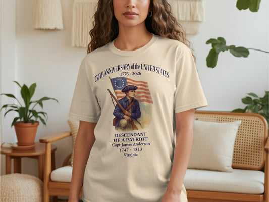 250th Anniversary of the United States - Custom Patriot Shirt