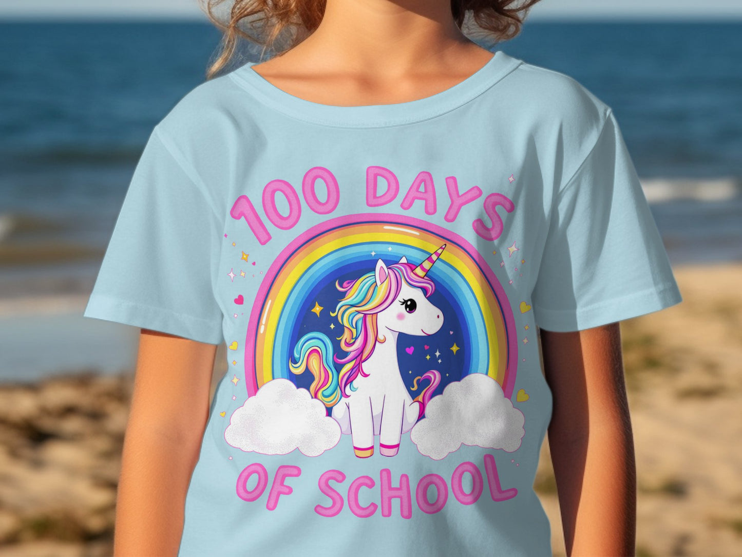100 Days of School Unicorn Shirt product type