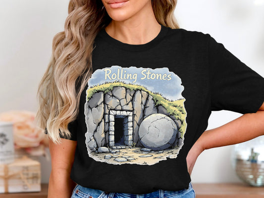 Rolling Stones Themed Graphic Print T-Shirt product