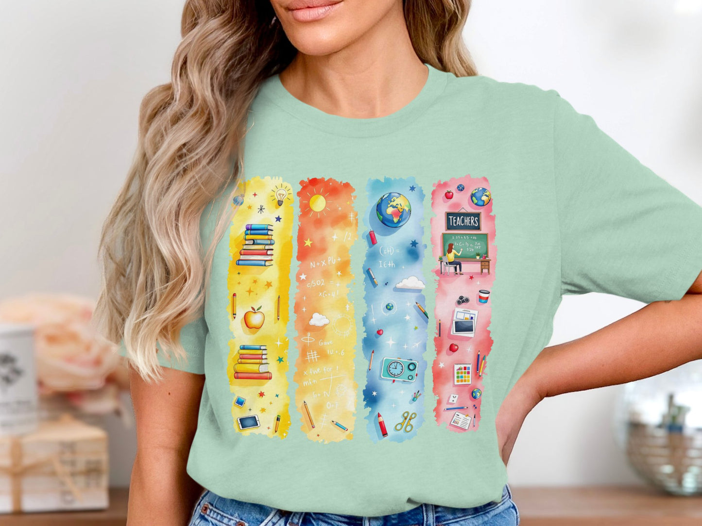 Colorful Teacher Appreciation Graphic Shirt product type